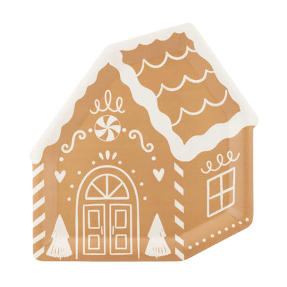 GINGERBREAD HOUSE PLATES