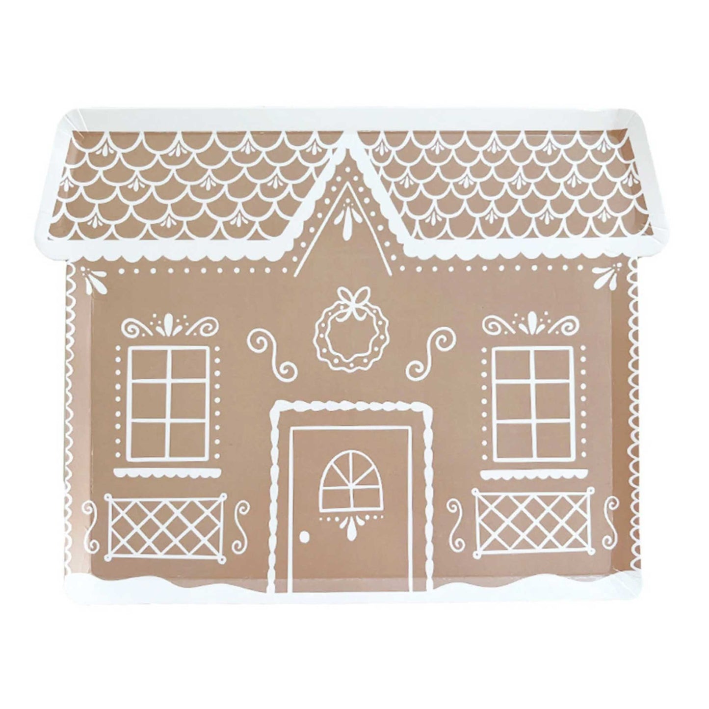 GINGERBREAD HOUSE PLATES