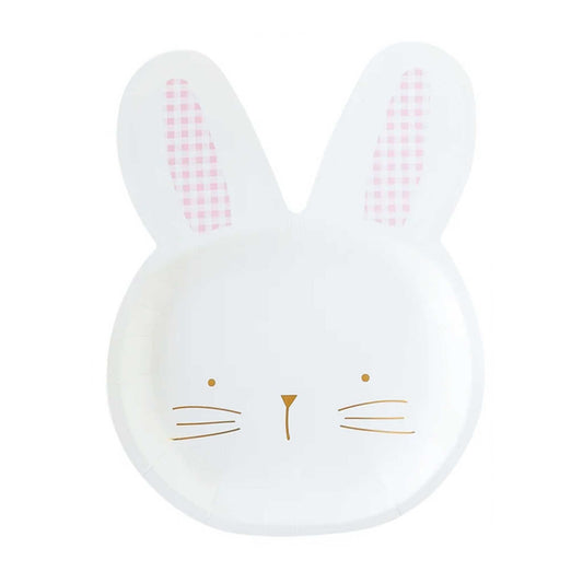 GINGHAM BUNNY PLATES