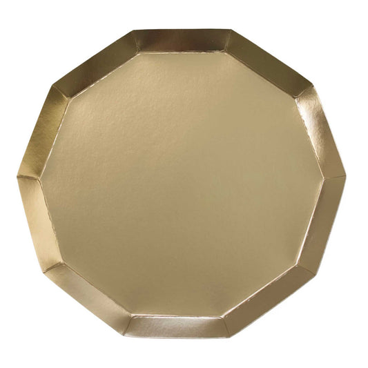 GOLD PREMIUM DECAGON PLATES