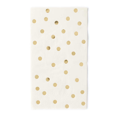 GOLD POLKA DOT NAPKIN