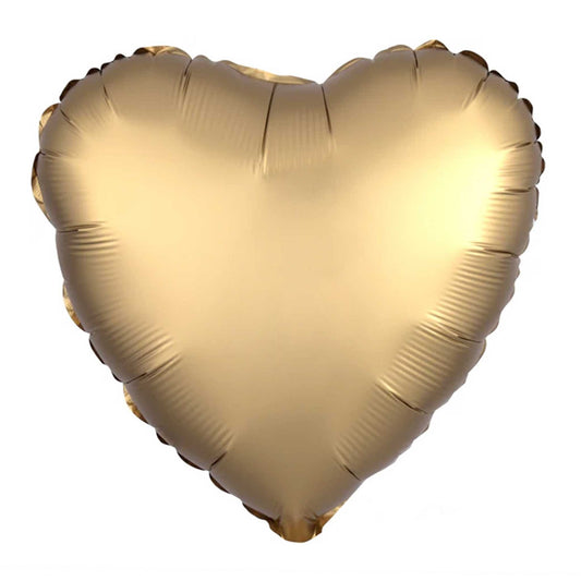 GOLD LUXE HEART FOIL BALLOON