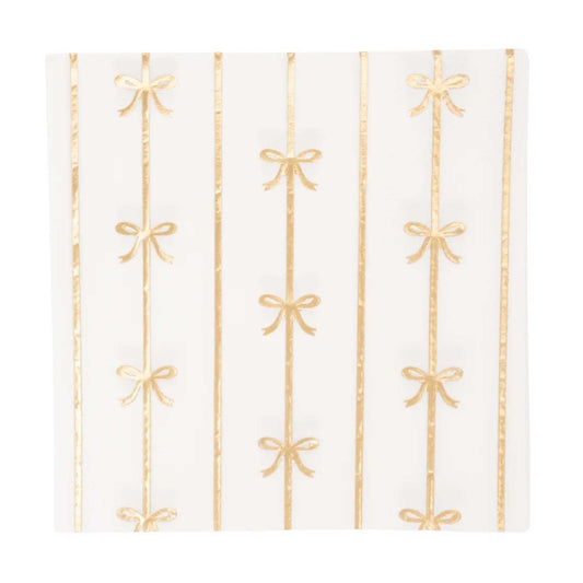 GOLD BOW NAPKINS