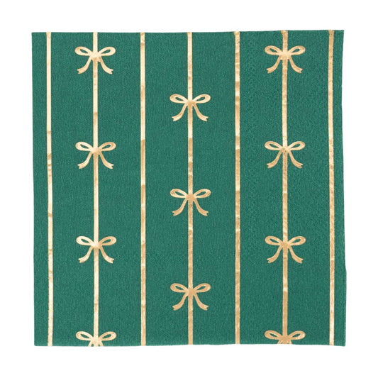 EMERALD BOW NAPKINS