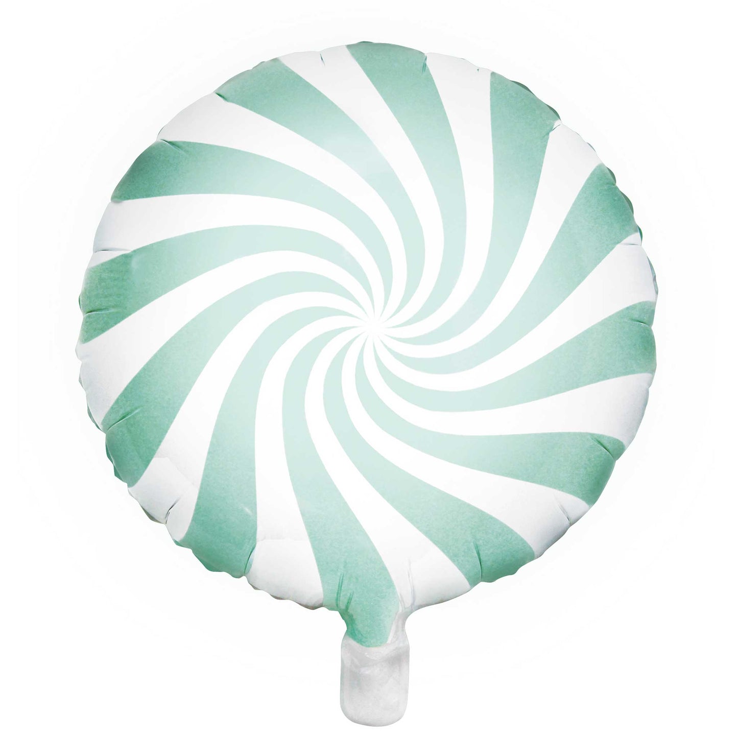 PASTEL GREEN CANDY SWIRL FOIL BALLOON