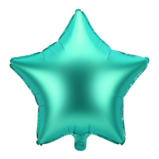 MATTE GREEN STAR FOIL BALLOON