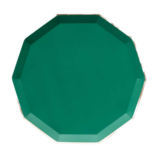 EMERALD GREEN PLATES