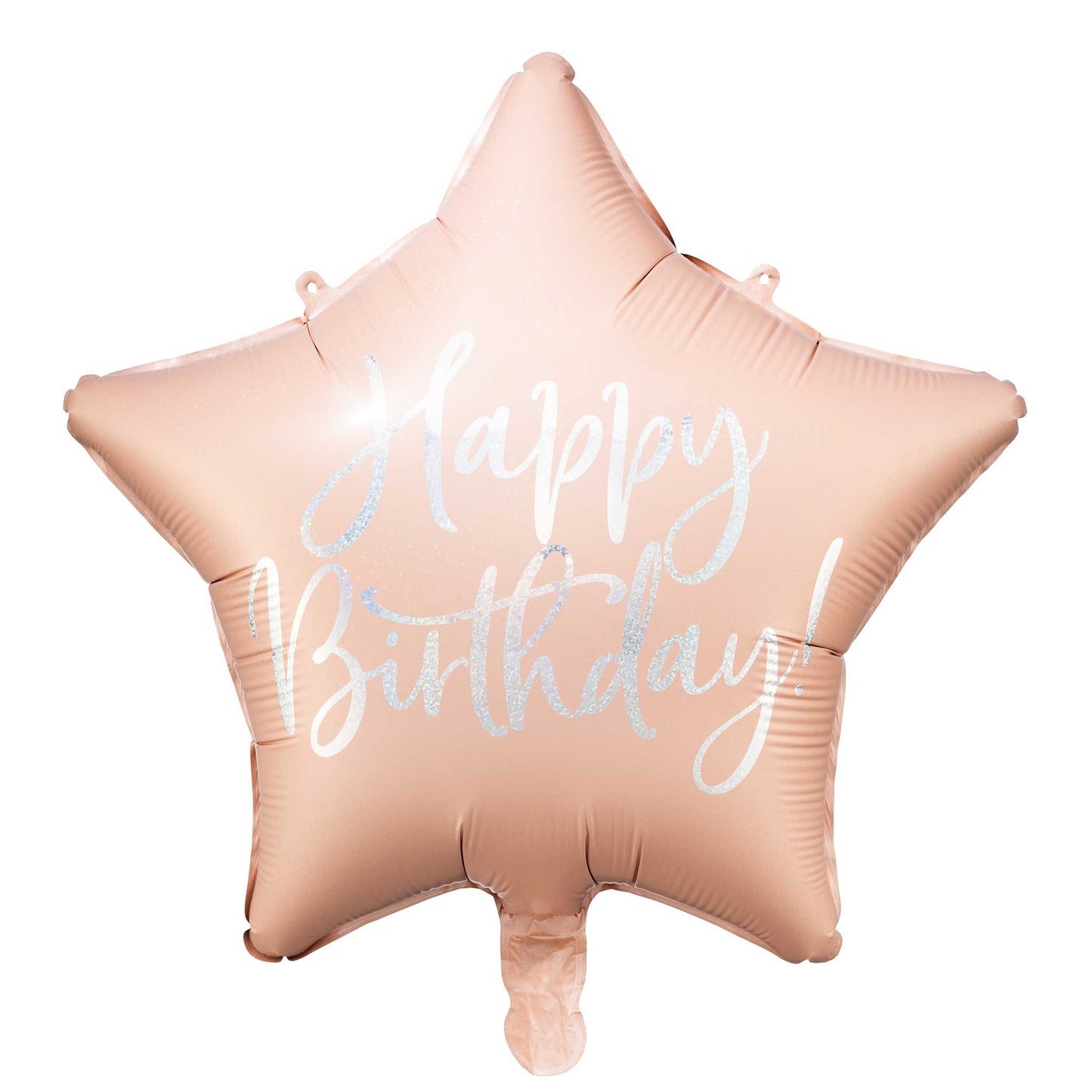 BLUSH HAPPY BIRTHDAY STAR BALLOON