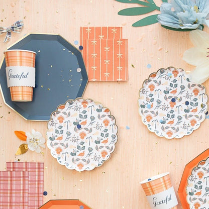 SUNKISSED ORANGE BOW NAPKINS