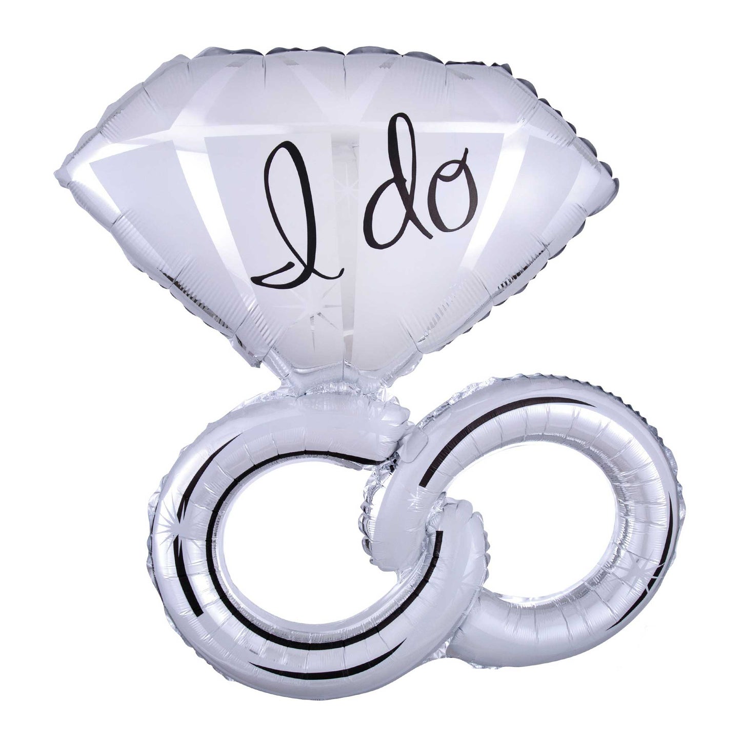 I DO LINKING RINGS FOIL BALLOON