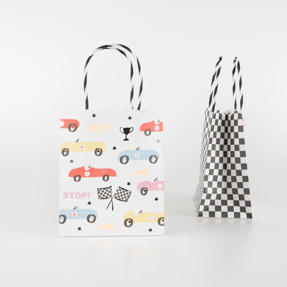 RACE CAR FAVOUR BAGS