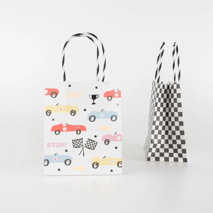 RACE CAR FAVOUR BAGS