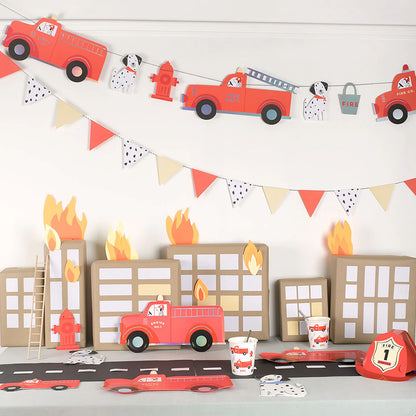 FIRE TRUCK CUPS