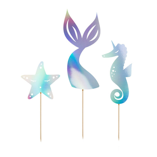 UNDER THE SEA CAKE TOPPERS