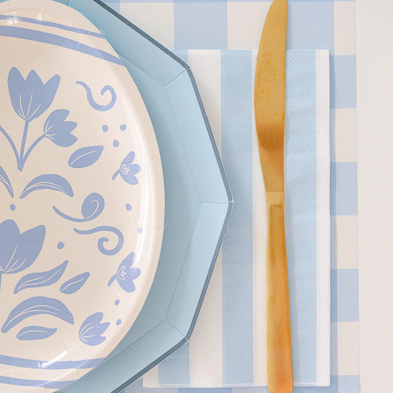 BLUE CABANA STRIPE NAPKINS