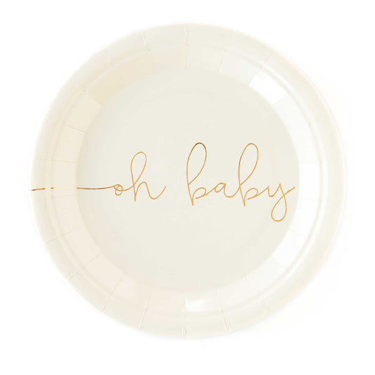 OH BABY PLATES