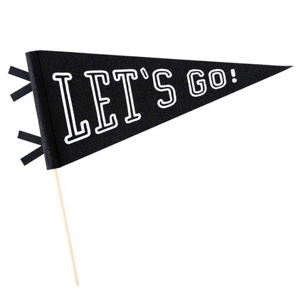 LET'S GO FELT PENNANT