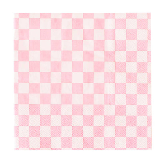 PINK CHECKER NAPKIN