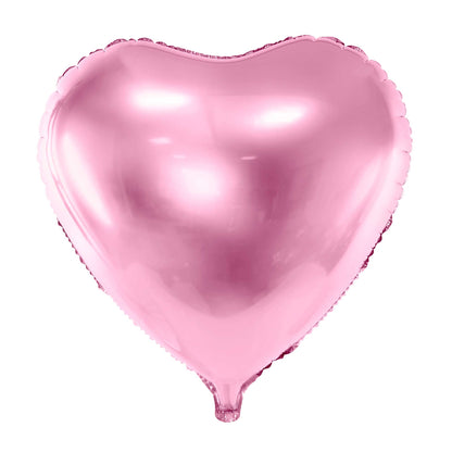 LIGHT PINK HEART FOIL BALLOON