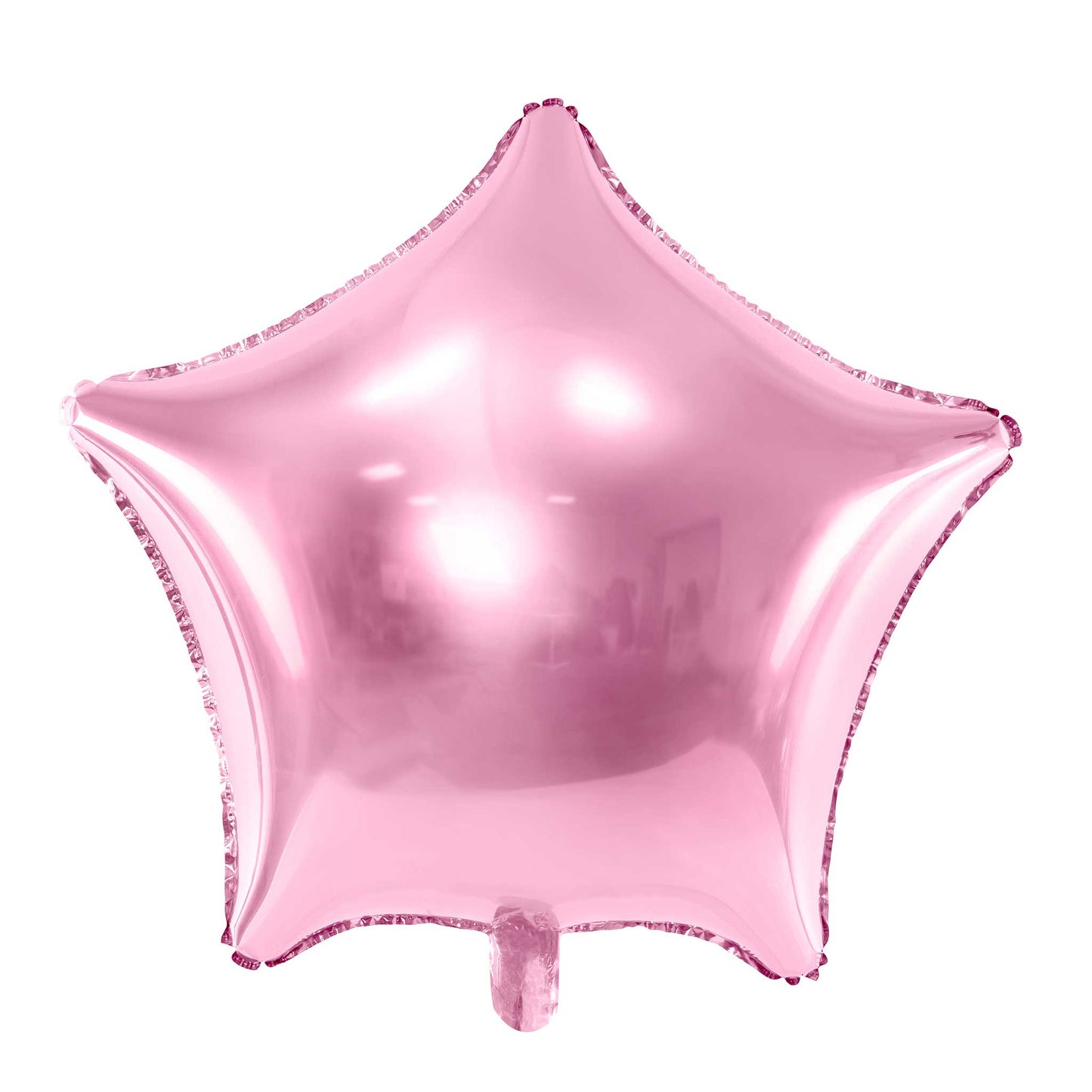 LIGHT PINK STAR FOIL BALLOON