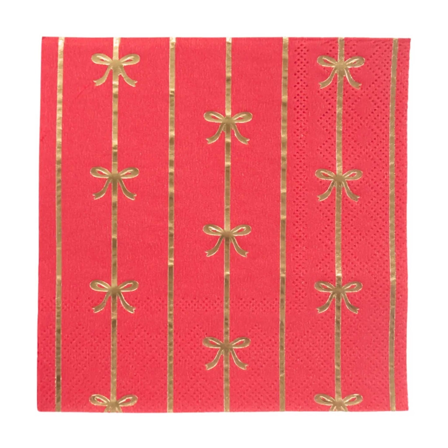 RED BOW NAPKINS