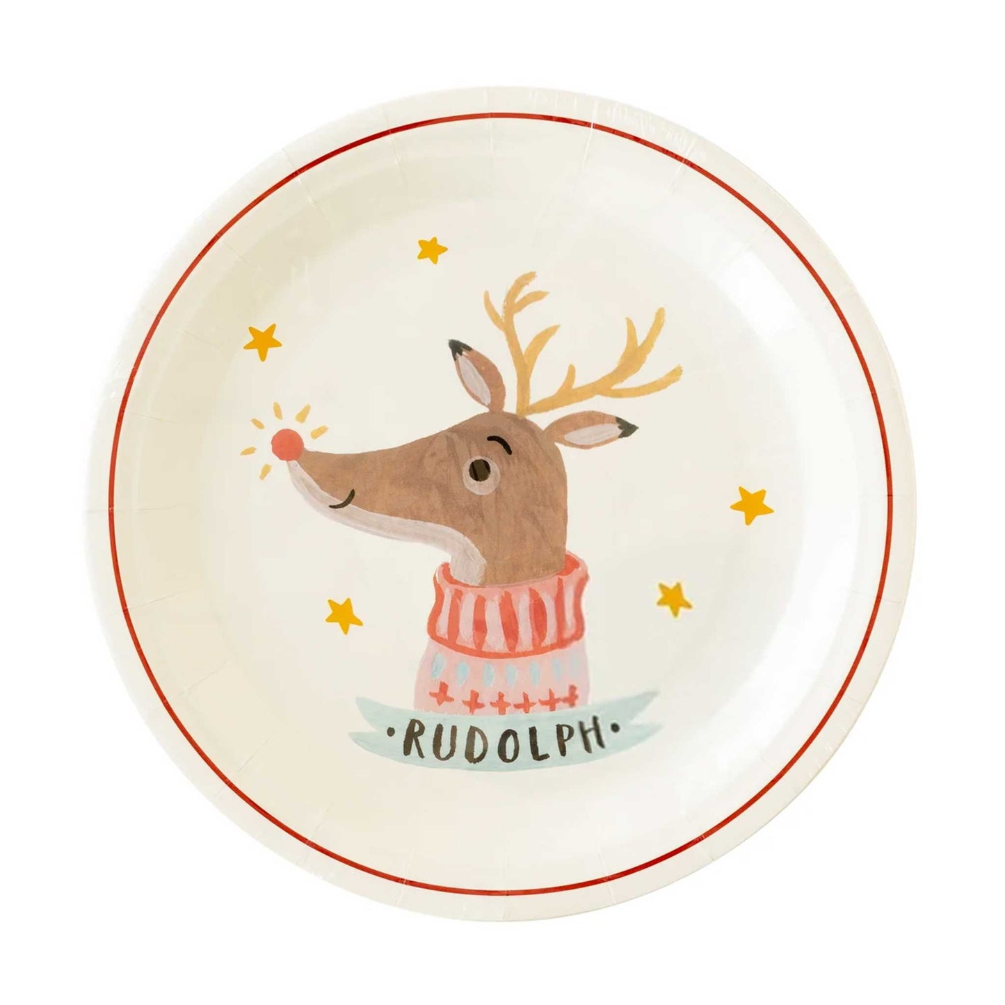 REINDEER PAPER PLATE SET