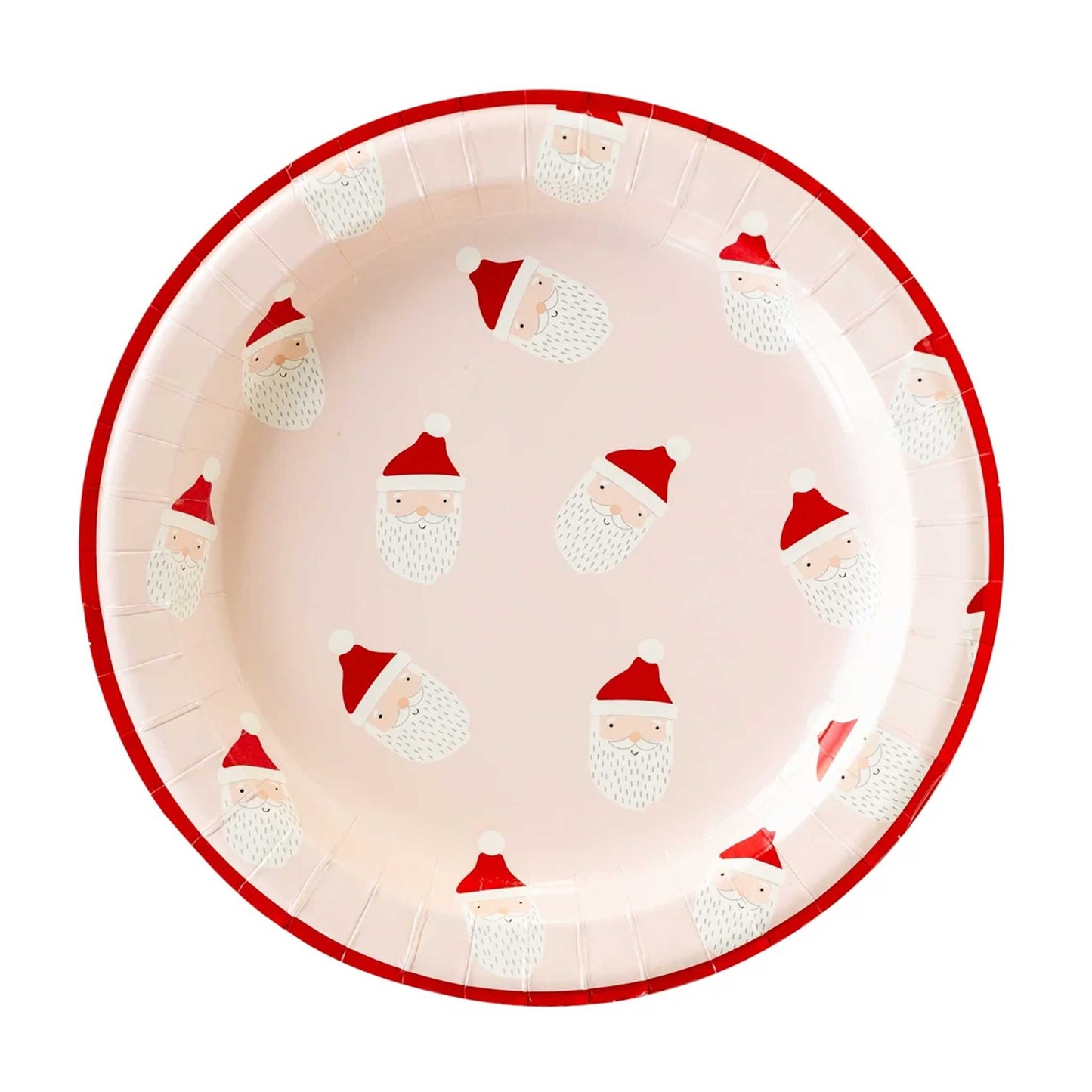 WHIMSY SANTA PLATES