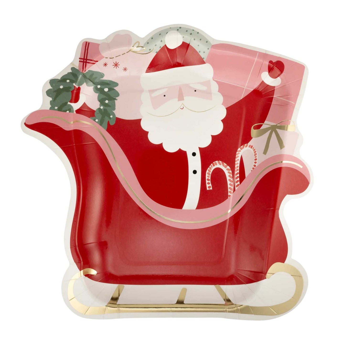 SANTA SLEIGH PLATES