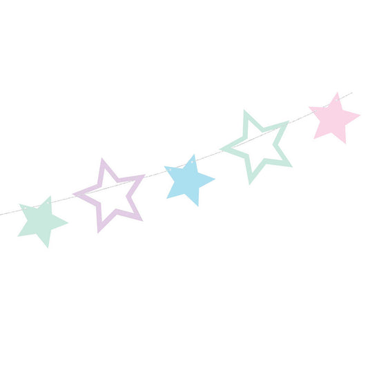 PASTEL STAR GARLAND