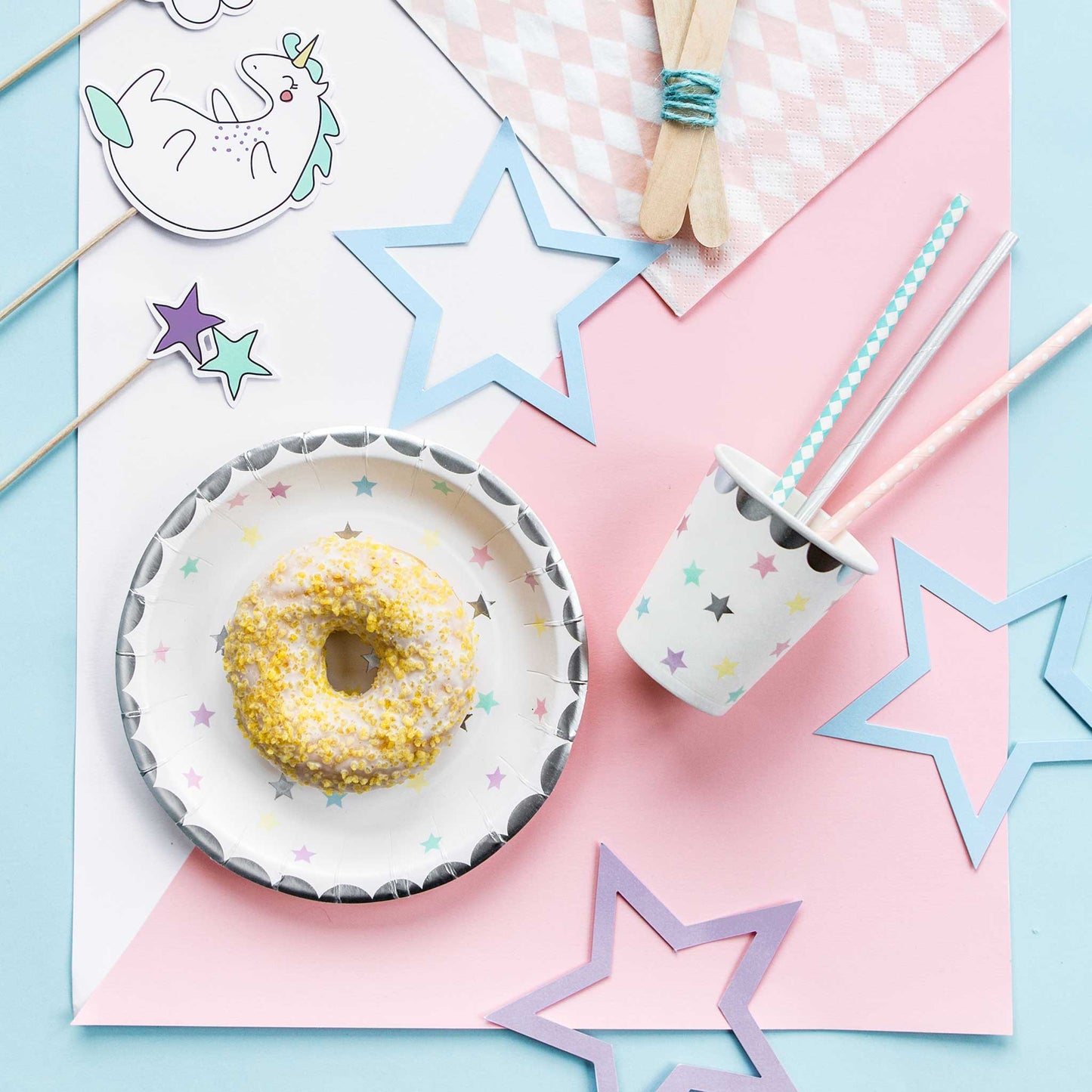 PASTEL STAR GARLAND