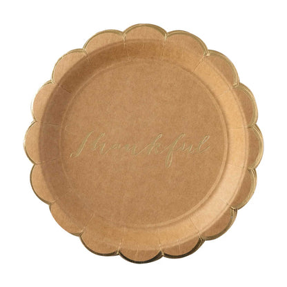 THANKFUL KRAFT PLATES