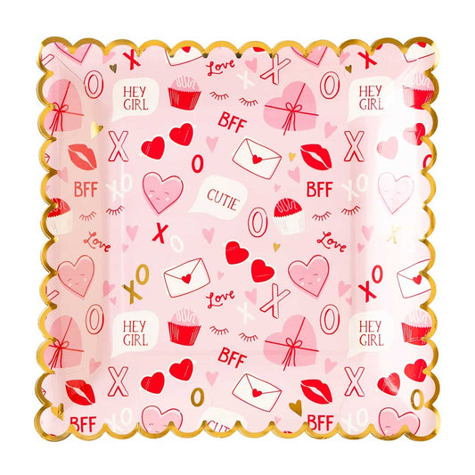 SCATTERED VALENTINE PLATES