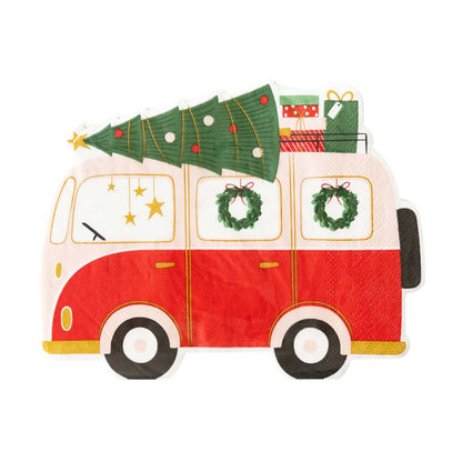 CHRISTMAS VAN NAPKINS