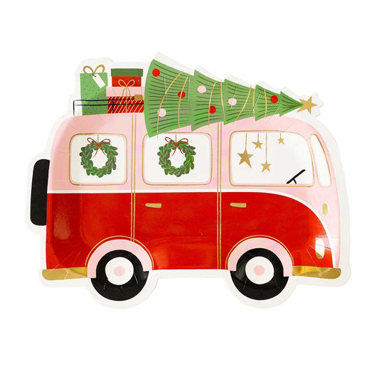 CHRISTMAS VAN PLATES