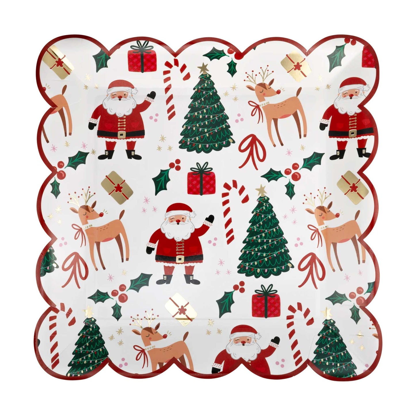 WHIMSY CHRISMAS SCATTER PLATES