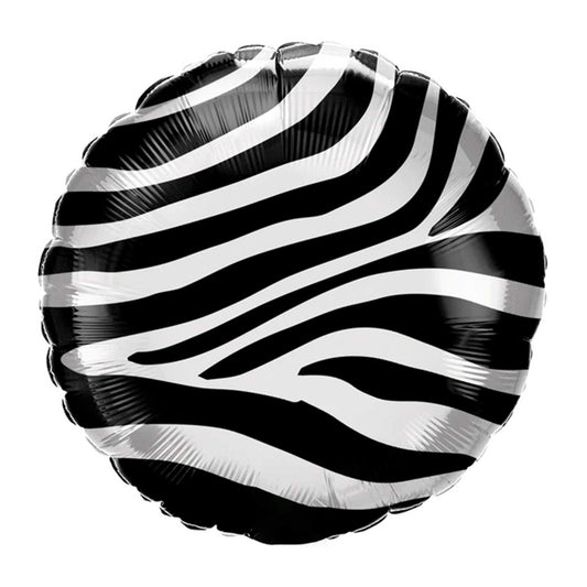 ZEBRA STRIPES FOIL BALLOON